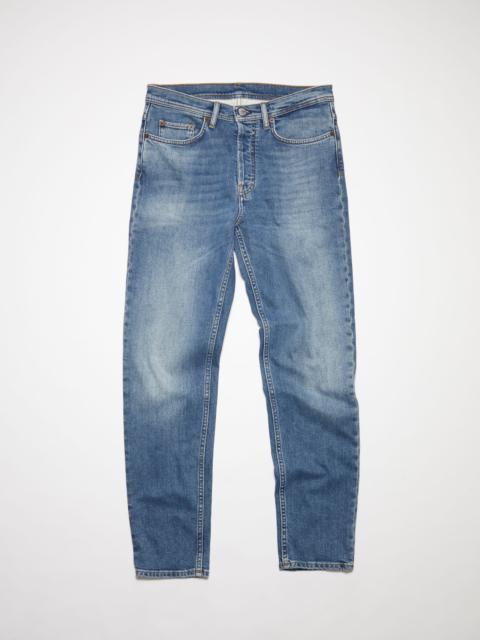 Slim tapered jeans - Mid Blue