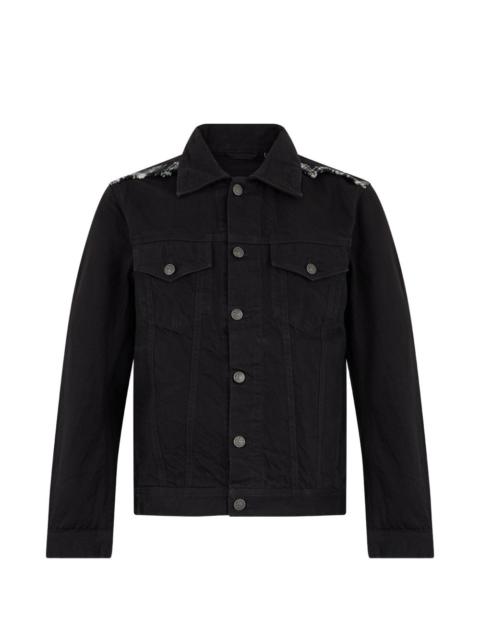 Diesel logo-patch denim jacket