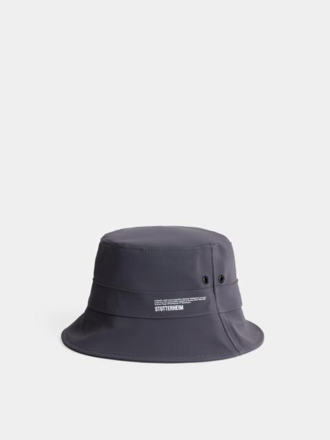 Stutterheim Beckholmen Matte Bucket Hat Mystic Blue