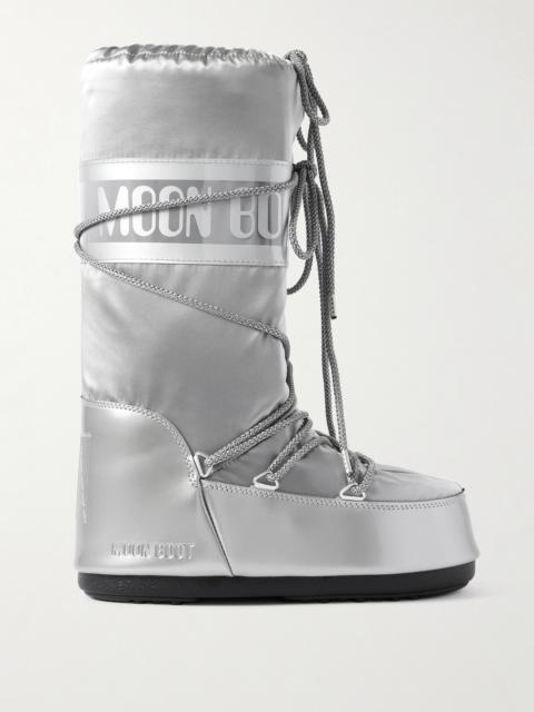 MOON BOOT Icon Glance Metallic Shell And Pvc Snow Boots