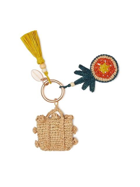 Vanessa Bruno Pineapple Charm keychain