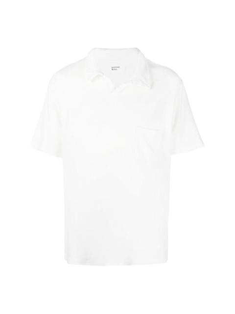 Universal Works terry-cloth cotton polo shirt