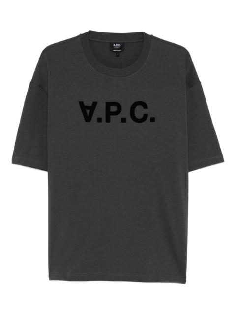 A.P.C. logo-detail T-shirt