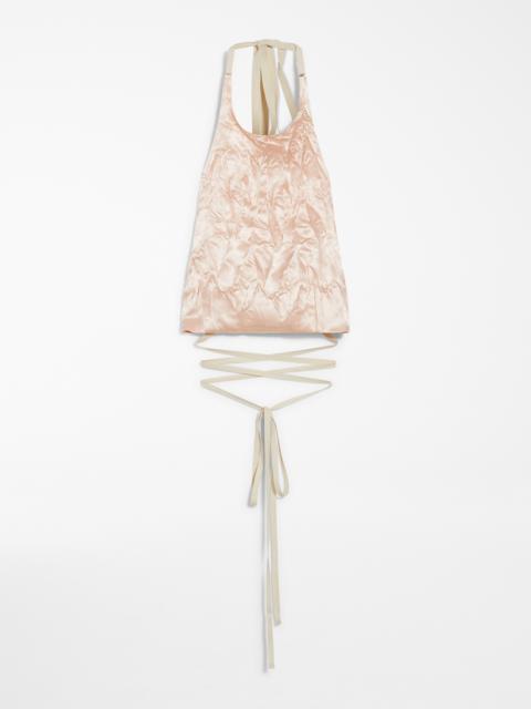 Sportmax GITANO Crinkled satin top
