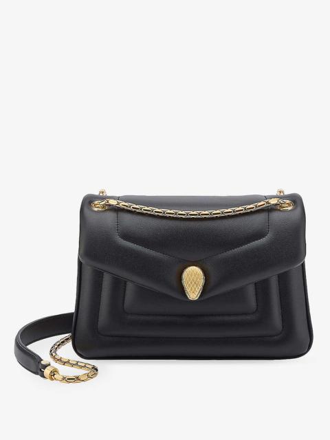 BVLGARI Serpenti Reverse leather cross-body bag