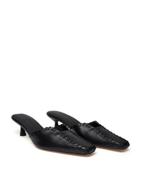 Elleme Mules Stitch Black
