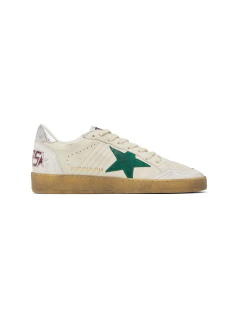 Golden Goose White Ball Star Sneakers