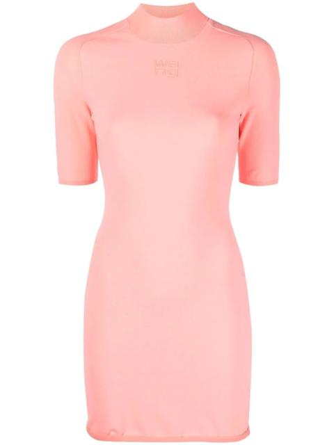 Alexander Wang ALEXANDER WANG WOMEN Printed Logo Mini Dress Pink