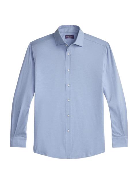 Ralph Lauren Men's Aston Cotton-Blend Button-Front Shirt - Blue