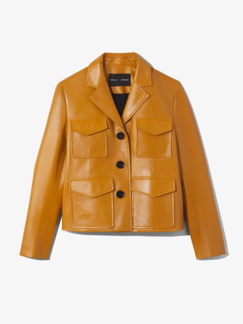 Proenza Schouler Glossy Leather Jacket