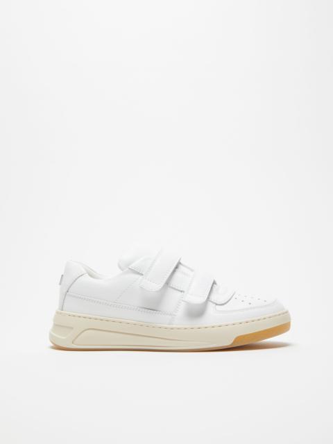 Velcro strap sneakers - Optic white/ecru