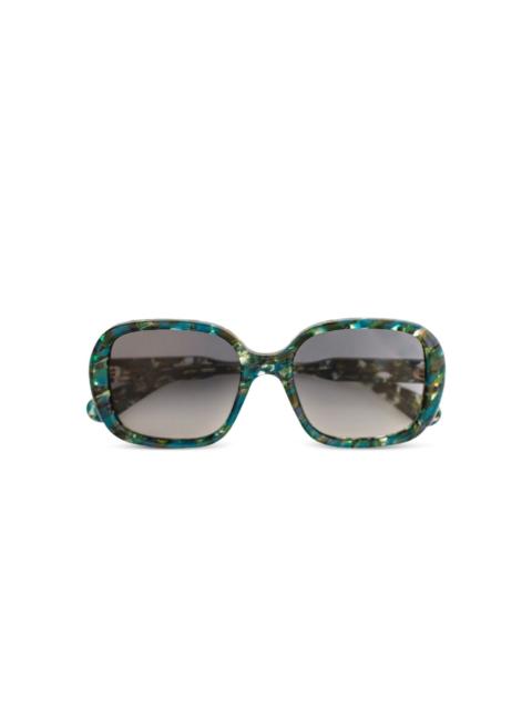 Chloé patterned square-frame sunglasses