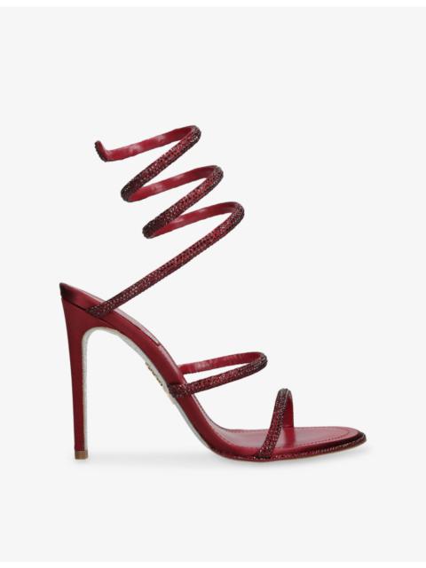 RENE CAOVILLA Cleo 105 Leather Heeled Sandals