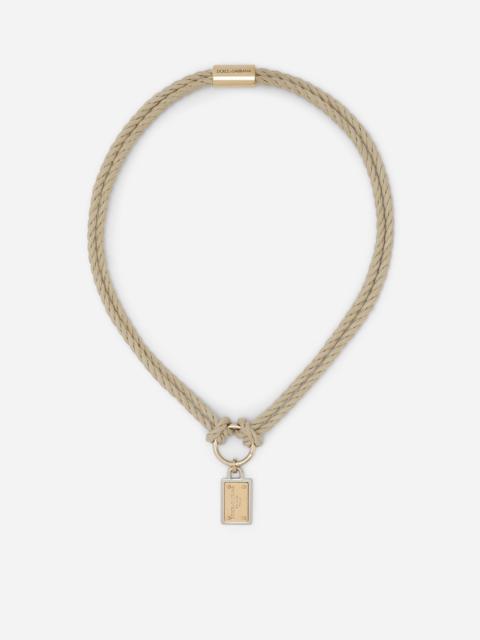 “Marina” cord necklace