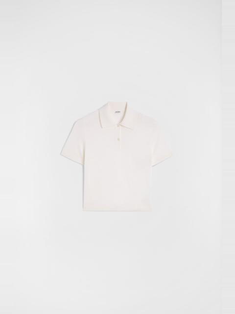 Jil Sander Wool Knit Polo T-Shirt