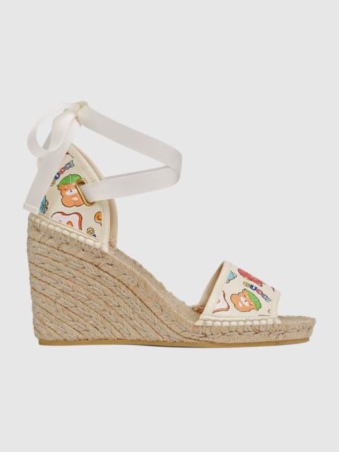 GUCCI Women's Gucci animal print espadrille
