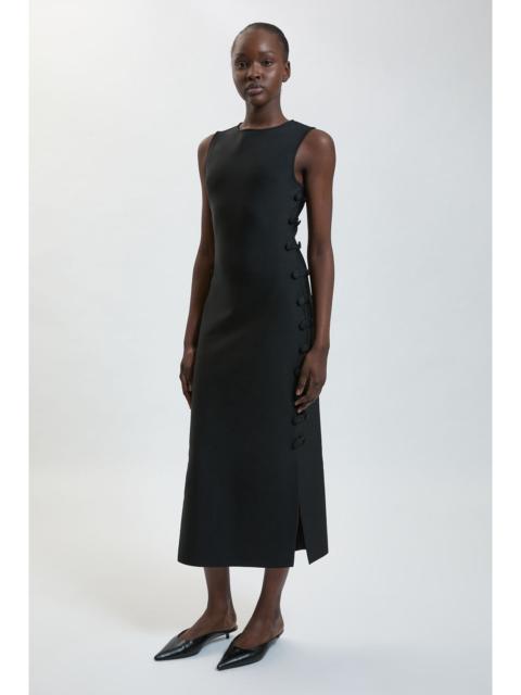 KAREN MILLEN Military Button Detail Bandage Maxi Dress