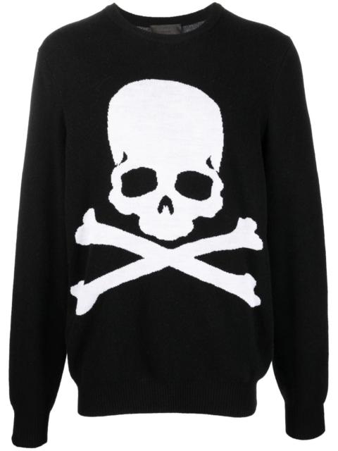 PHILIPP PLEIN intarsia skull-knit jumper