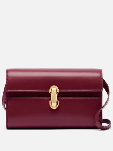 SAVETTE Symmetry Mini leather crossbody bag
