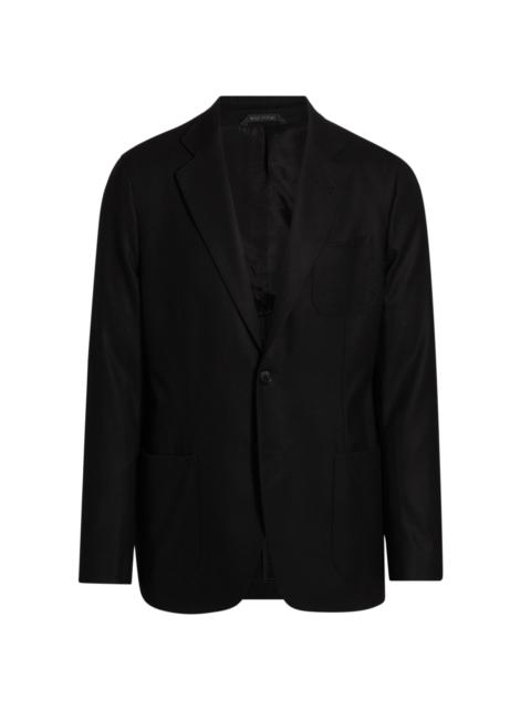 GIORGIO ARMANI Men's Cashmere Stretch Upton Jacket - Black