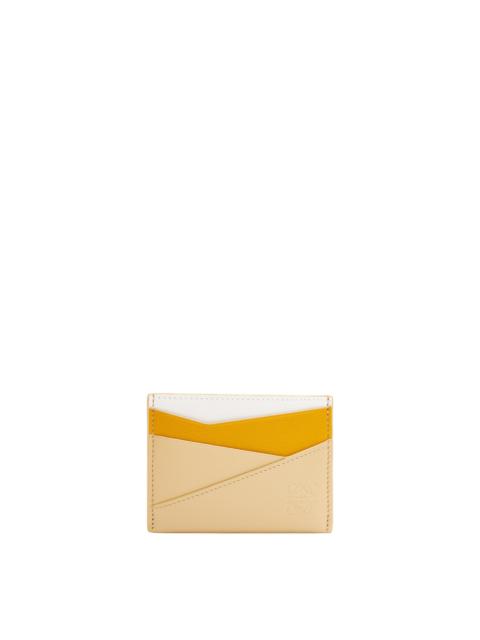 Loewe Puzzle plain cardholder in classic calfskin