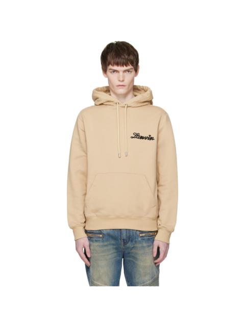 Lanvin Tan 'Lanvin Ribbon' Hoodie