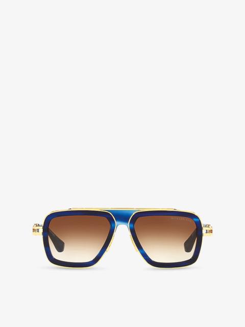 DITA D4000397 LXN Aviator-Frame Acetate Sunglasses