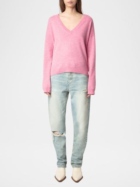 Zadig & Voltaire Vivi Patch Cashmere Sweater