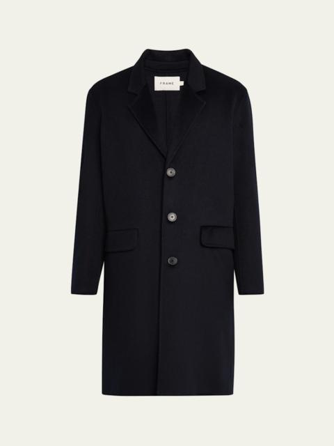 FRAME Men's Double-Face Wool Overcoat