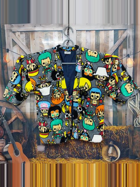 Other Designers ONE PIECE Anime Multicolour Yutaka Kimono Fleece