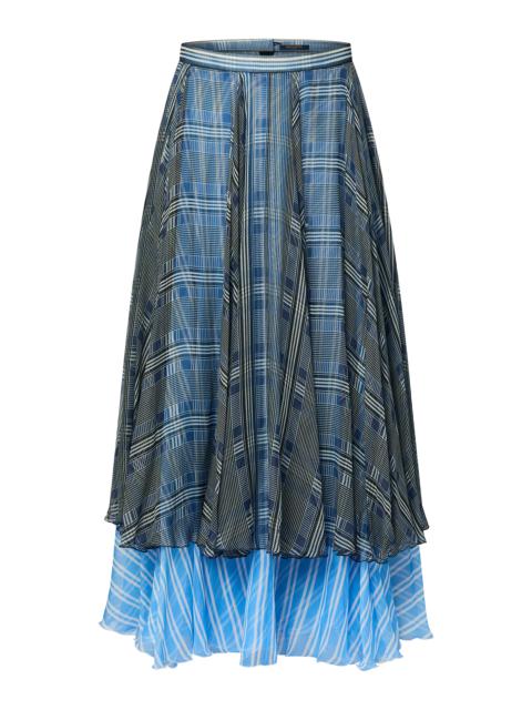 Louis Vuitton Graphic Tiered Skirt