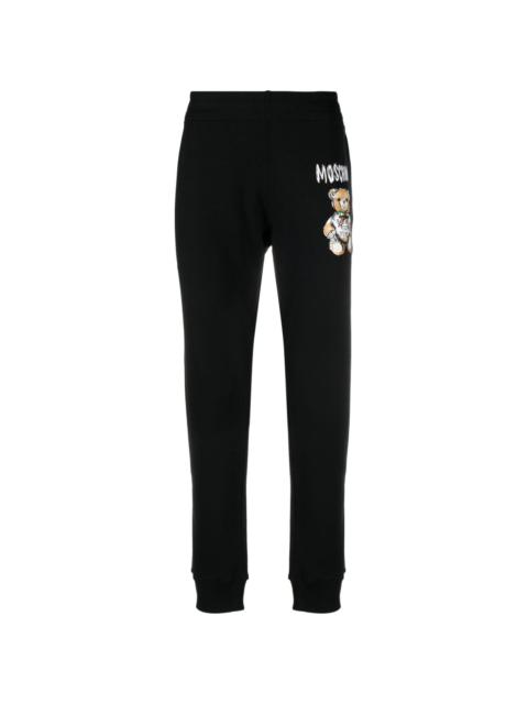 Moschino Teddy Bear-print tapered track pants
