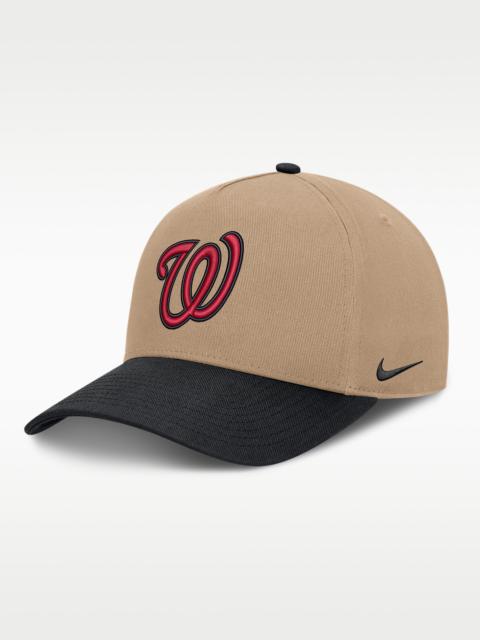 Nike Washington Nationals Rise Men's Nike MLB A-Frame Trucker Adjustable Hat