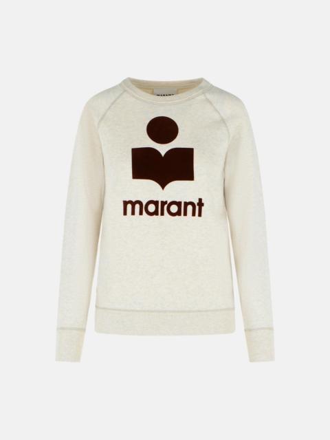 Isabel Marant Étoile 'MILLYNY' SWEATSHIRT IN ECRU COTTON MISOT