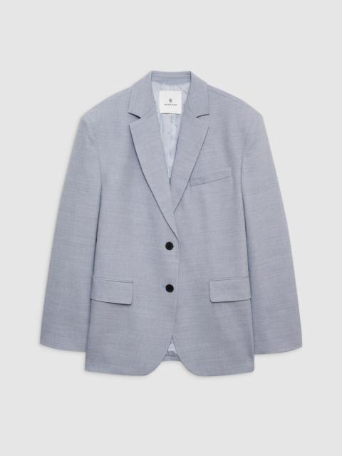 ANINE BING Quinn Blazer - Steel Blue