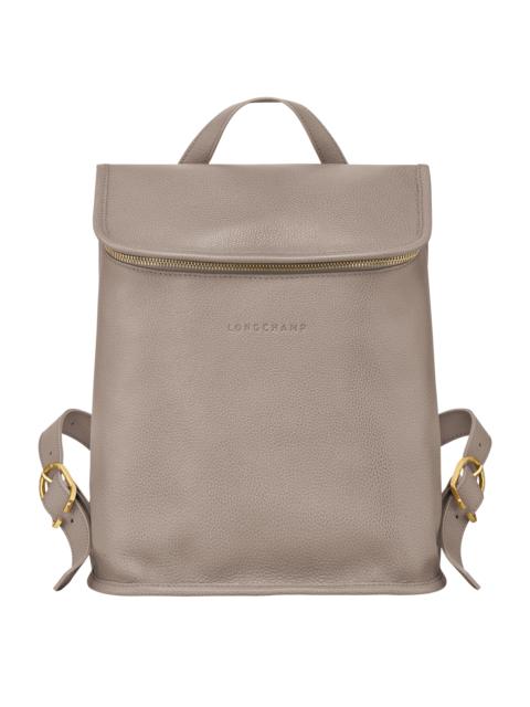 Longchamp Le Foulonné Backpack Turtledove - Leather
