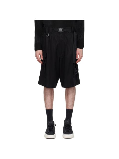 Y-3 Black Washed Shorts