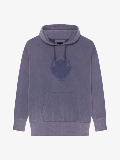 Givenchy GIVENCHY SHADOW OVERSIZED HOODIE IN FLEECE