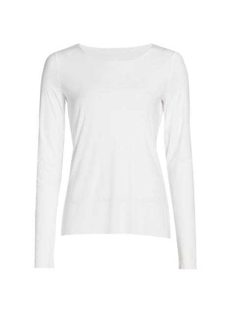 Wolford Women's Aurora Pure Long-Sleeve Top - White