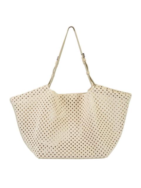 Brunello Cucinelli Embroidered Panier Handbag