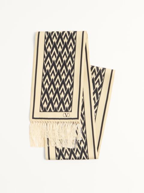 Valentino TOUTE LA V SILK BANDEAU SCARF