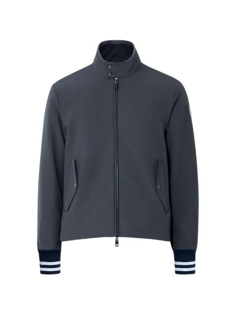 Moncler striped cuffs zip jacket