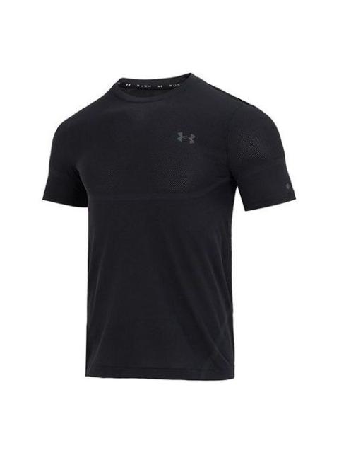 Under Armour Under Armour Rush Seamless Legacy T-Shirt 'Black' 1376781-001