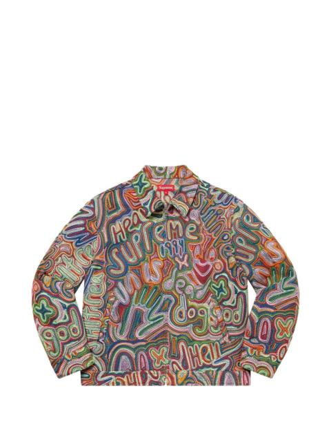 Supreme chainstitch denim shirt jacket