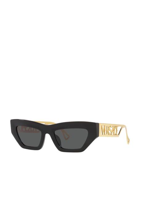 Vintage Cat Eye Sunglasses O4432 in Black & Gold