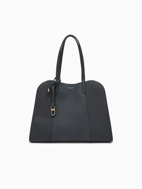 GIORGIO ARMANI SHOULDER BAG IN GRAINED LEATHER