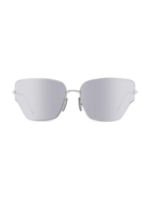 Loewe Men's Signature 70MM Geometric Sunglasses - Silver Palladium