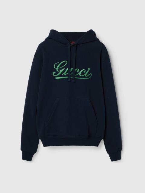 GUCCI Cotton jersey hooded sweatshirt