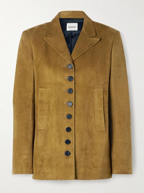 KHAITE Saraphina Suede Jacket