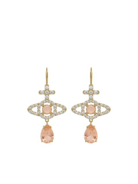 Vivienne Westwood tear-drop earrings